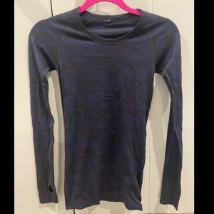 Women’s Lululemon blue long sleeve. Size 0